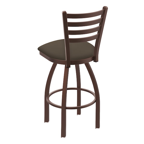 Holland Bar Stool Co 25" Swivel Counter Stool, Bronze Finish, Canter Earth Seat - 41025BZ006