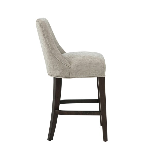 Manhattan Comfort Beever Counter Stool  in Taupe - Set of 2 - 2-CS024-TP