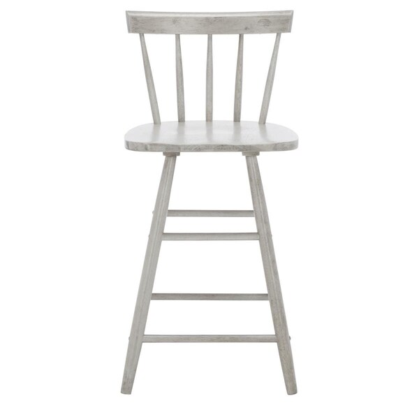 Safavieh Tally Wood Counter Stool, Grey - BST1401B