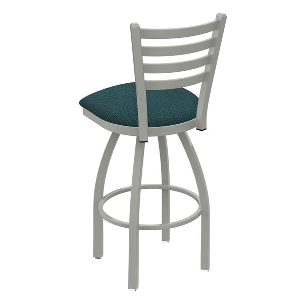 Holland Bar Stool Co 25" Swivel Counter Stool, Nickel Finish, Graph Tidal Seat - 41025AN022