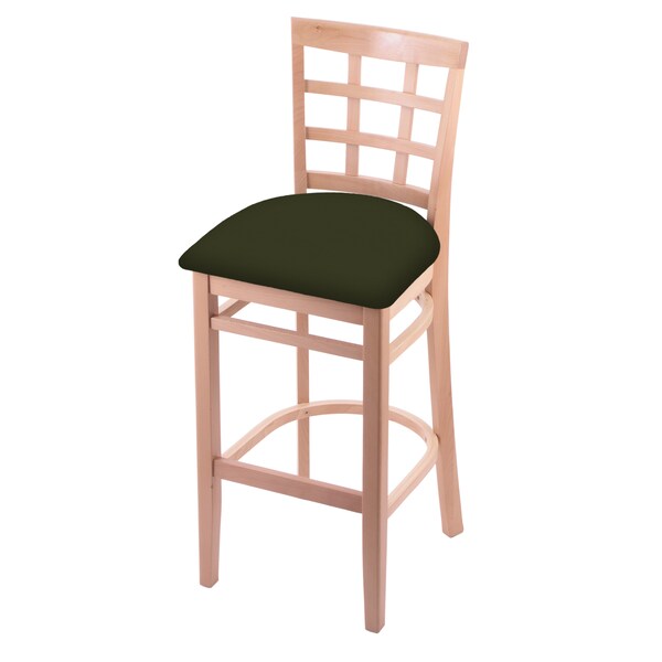 Holland Bar Stool Co 25" Counter Stool, Natural Finish, Canter Pine Seat - 313025NAT010