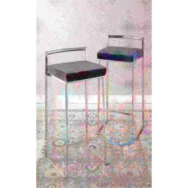 Lumisource Fuji Stacker Counter Stool - Set of 2 PR - B26-FUJI VGN2
