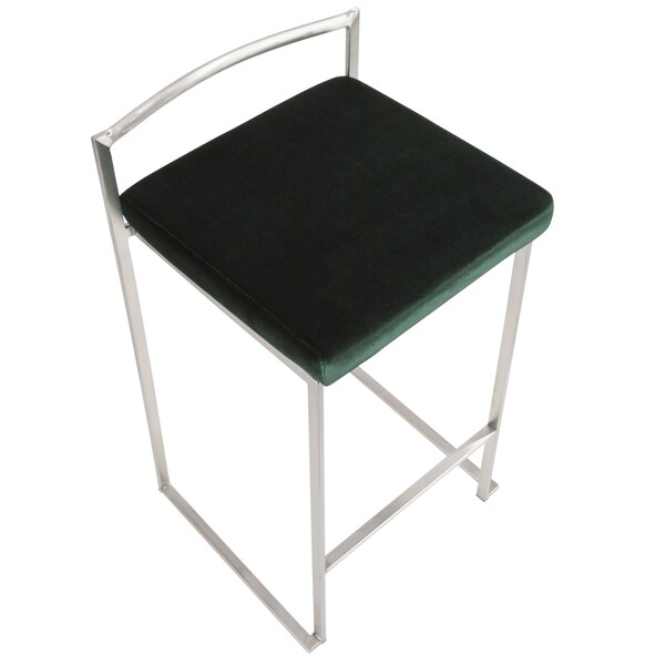 Lumisource Fuji Stacker Counter Stool - Set of 2 PR - B26-FUJI VGN2