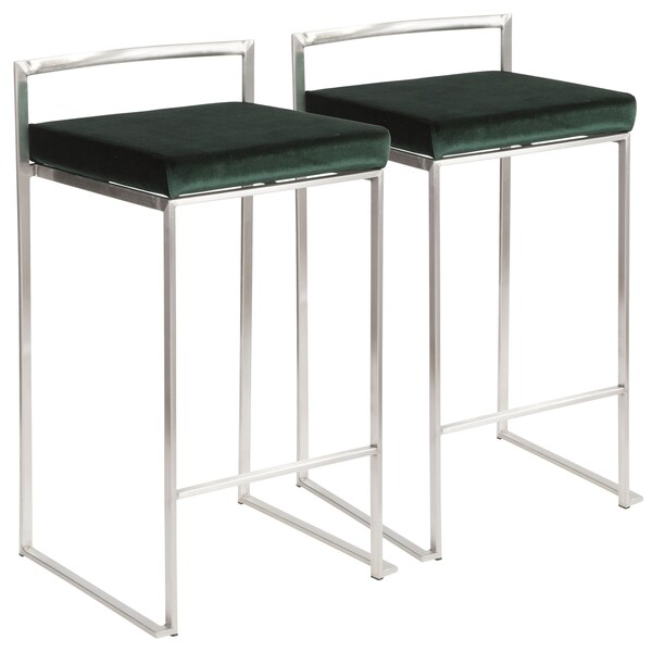 Lumisource Fuji Stacker Counter Stool - Set of 2 PR - B26-FUJI VGN2
