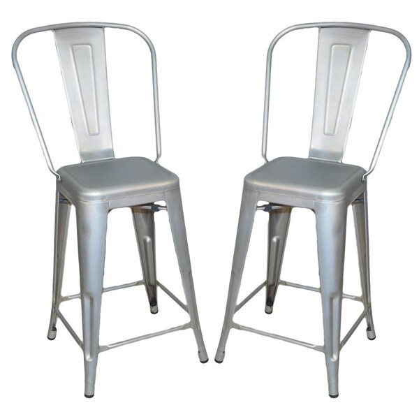 Guest Room 24 in. Adeline Counter Stool Galvanized - GU3371342