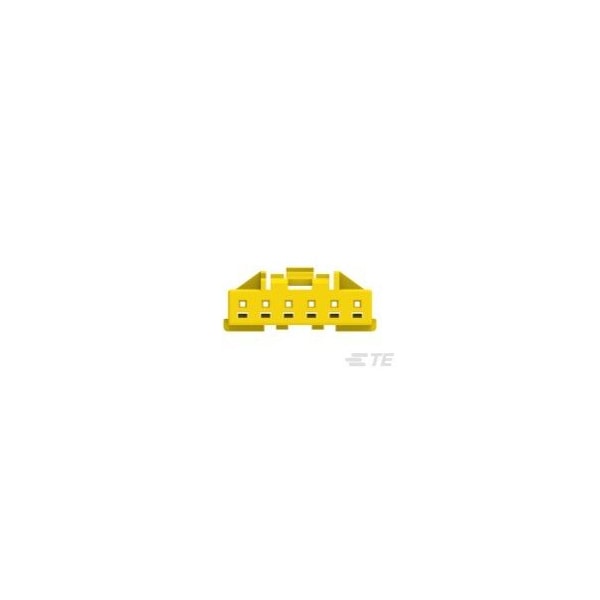 Te Connectivity NEW GI CONN2.5 PLUG HSG 6P YLW - 6-1971793-4