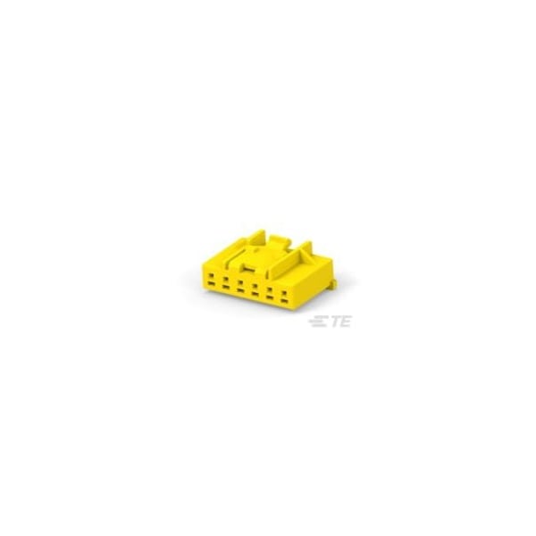 Te Connectivity NEW GI CONN2.5 PLUG HSG 6P YLW - 6-1971793-4
