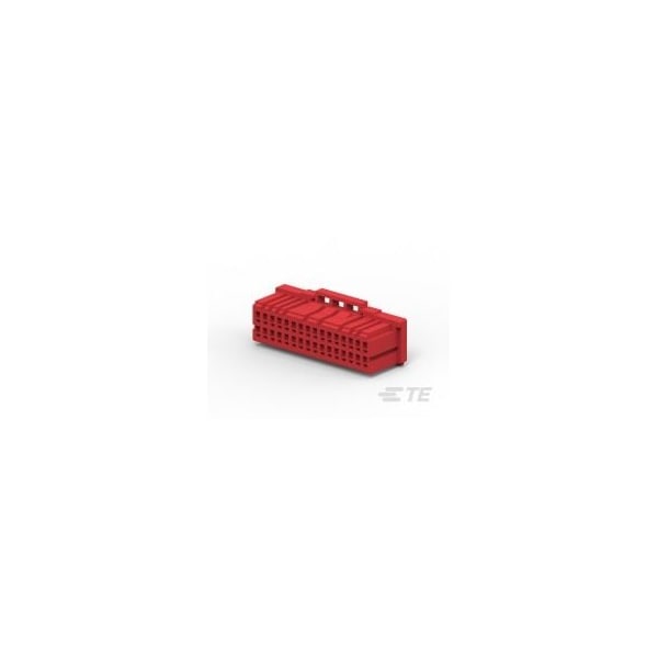 Te Connectivity DYNAMIC 1100D REC HSG 32P X  RED - 5-1871057-6