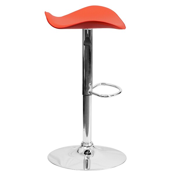 Flash Furniture Orange Vinyl Barstool, PK2 - 2-CH-TC3-1002-ORG-GG