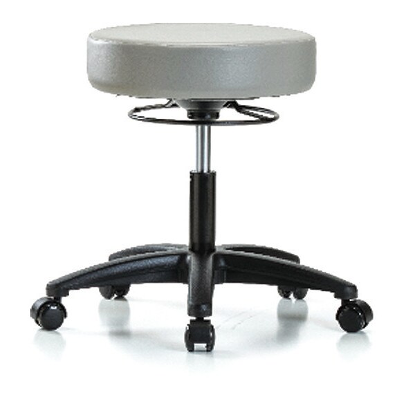 Blue Ridge Ergonomics Desk Stool, Vinyl, Casters, Dov - BR-VDHSO-RG-RC-8567