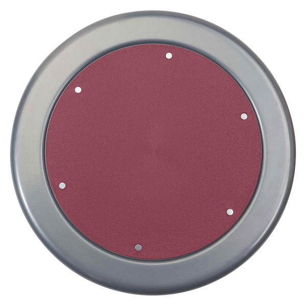 National Public Seating Height Adjustable Swivel Stool, 18"-24", Burgundy Seat/Black Frame - 6818-10