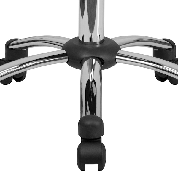 Flash Furniture Black Leather Medical Stool - BT-191-1-GG