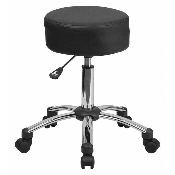 Flash Furniture Black Leather Medical Stool - BT-191-1-GG