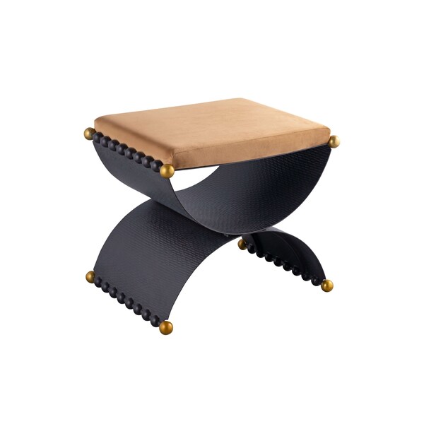 Elk Signature Layla Accent Stool - Blackened Bronze - H0805-11469