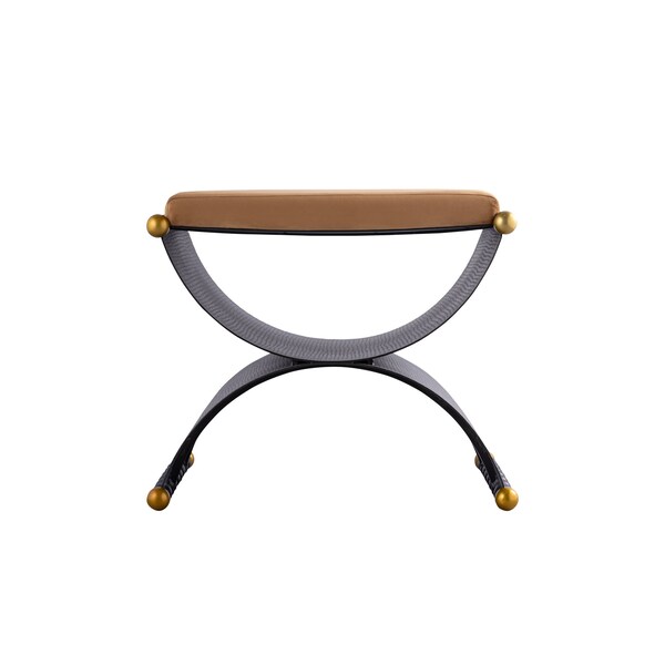 Elk Signature Layla Accent Stool - Blackened Bronze - H0805-11469