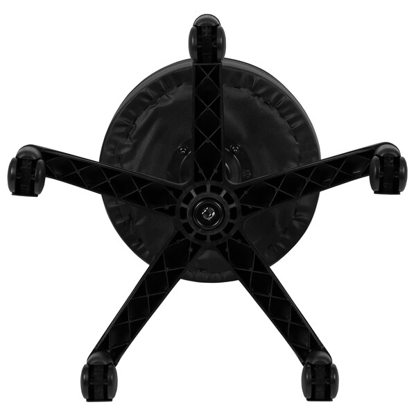 Flash Furniture Black Adjustable Doctors Stool on Wheels with Ergonomic Molded Seat - CH-82042-3X01-GG