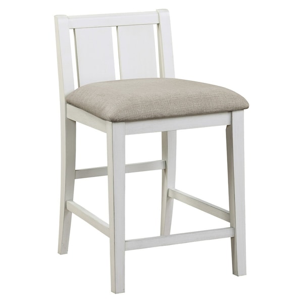 Homelegance Daye 3PC Counter Height Set, White - 5773WH-32