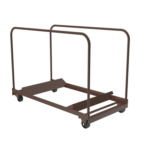 Correll Rectangle Table Truck for Round or Recatangle Folding Tables, 48" L, 28" W, Walnut - T4896U-01