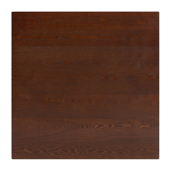 Baxton Studio Leena Mid-Century Modern Walnut Brown Finished Wood Counter Height Pub Table - 234-13285-ZORO