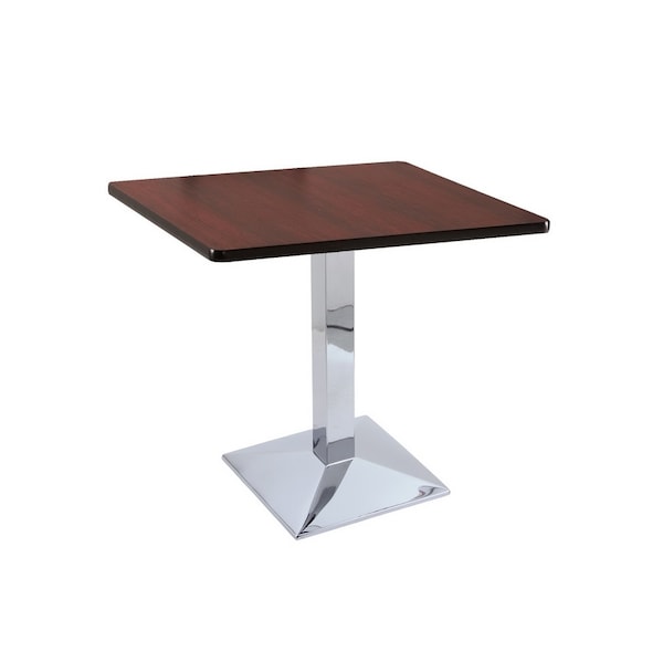 Holland Bar Stool Co 30" 217 Chrome Table, 30" x 30" Square Top - 21730CH30SQ