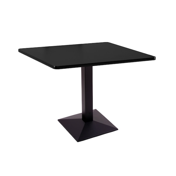 Holland Bar Stool Co 30" 217 Black Table, 36" x 36" Square Top - 21730BW36SQ