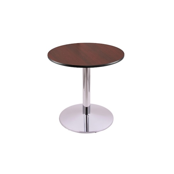 Holland Bar Stool Co 30" 214 Chrome Table, 24" dia. Top - 214-2230CH24R