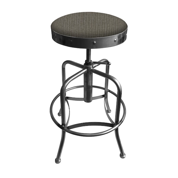 Holland Bar Stool Co Adjustable Stool, Clear Coat Finish, Graph Chalice Seat - 910CL019