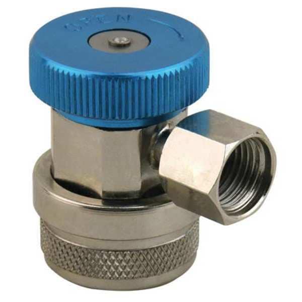 Zoro Select Automotive Service Connector, Blue, Low, Connection Size: 14mm Female Side Port - 6AWR2