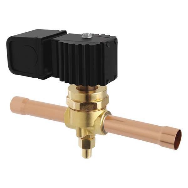 Parker Refrigeration Solenoid Valve, Brass, ODF - R38E145M