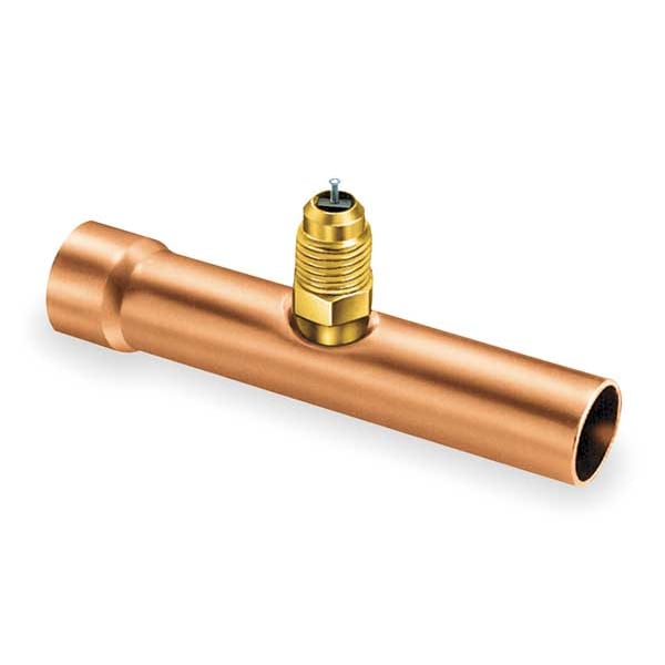 Jb Industries 1/4" Access Valve Union Tee, PK2 - A31201-G