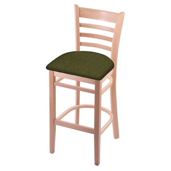 Holland Bar Stool Co 30" Bar Stool, Natural Finish, Graph Parrot Seat - 314030NAT015