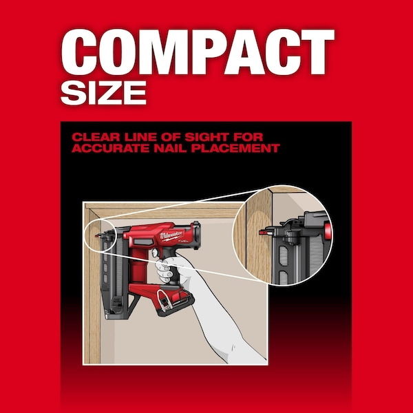 Milwaukee Tool M18 FUEL 16 Gauge Straight Finish Nailer (Tool Only) - 3020-20