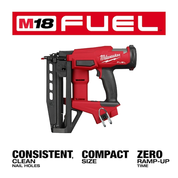 Milwaukee Tool M18 FUEL 16 Gauge Straight Finish Nailer (Tool Only) - 3020-20
