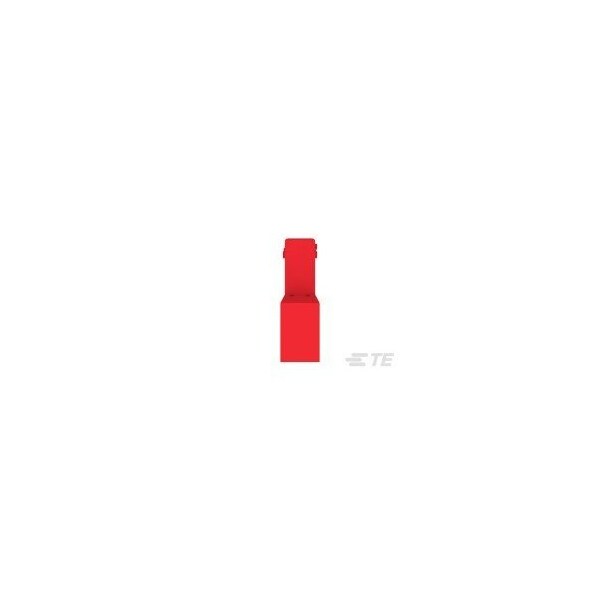 Te Connectivity GIC 6.2MM PITCH 1POS CAP HSG RED - 3-1903684-4