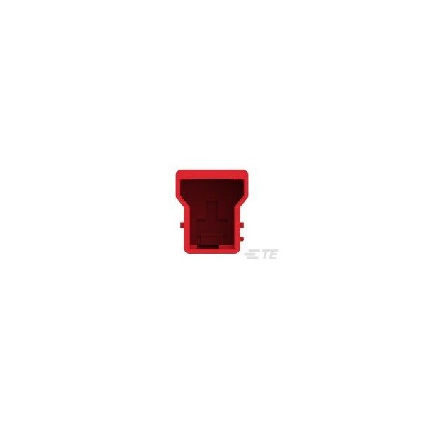 Te Connectivity GIC 6.2MM PITCH 1POS CAP HSG RED - 3-1903684-4