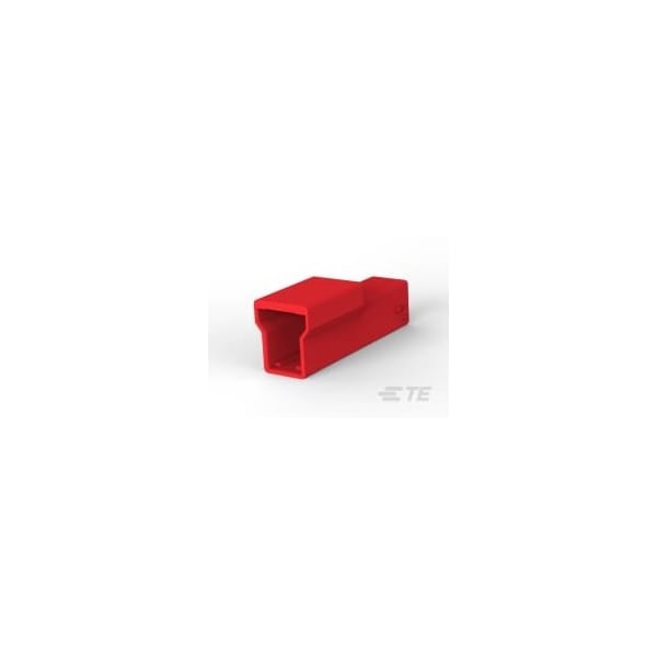 Te Connectivity GIC 6.2MM PITCH 1POS CAP HSG RED - 3-1903684-4