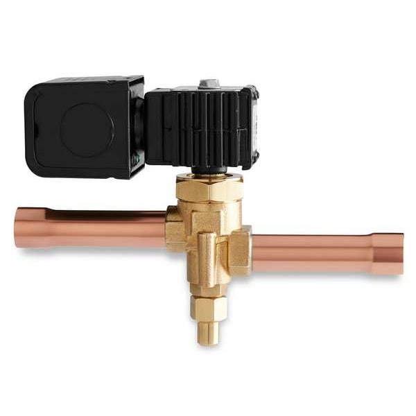Parker Refrigeration Solenoid Valve, 650 psi, ODF - R36E105M