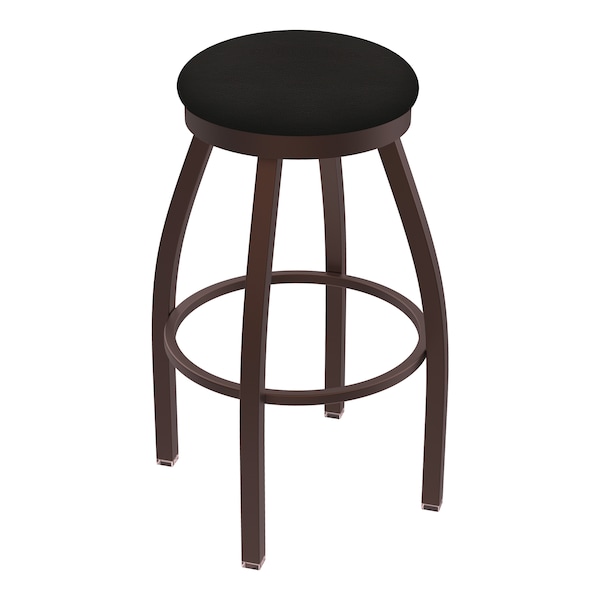Holland Bar Stool Co 30" Swivel Bar Stool, Bronze Finish, Canter Espresso Seat - 80230BZ003