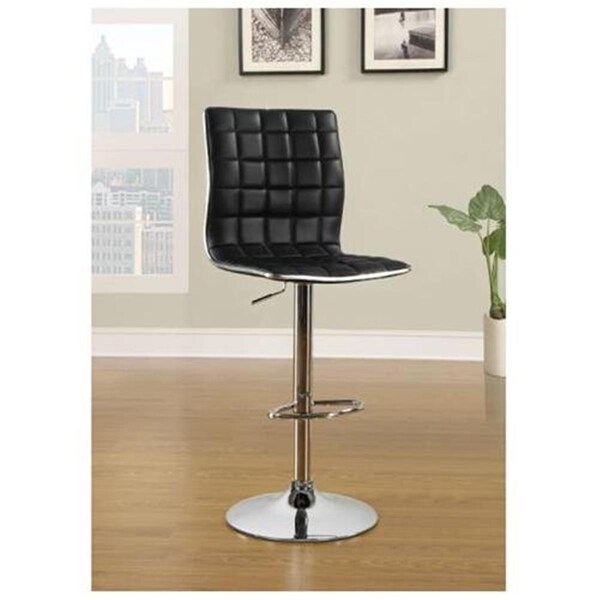 Coaster Co Of America R-BAR SEAT-ADJUSTABLE BAR STOOL BLACK, 2PK - 122087