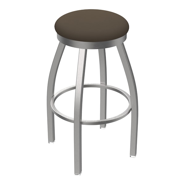 Holland Bar Stool Co 802 Misha Stainless Steel 36in Swivel Bar Stool with Canter Earth Seat - 80236SS006