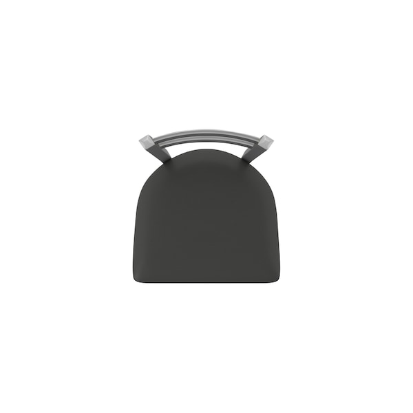 Holland Bar Stool Co OD411 Jackie Low Back Stainless Steel 30 Swivel Outdoor Bar Stool with Breeze Graphite Seat - OD41130SSOD003