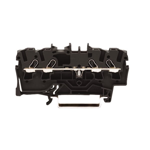 Wago 4 COND THRU TERMINAL BLOCKS, 12 AWG -22 AWG BLK,  - 2002-1405