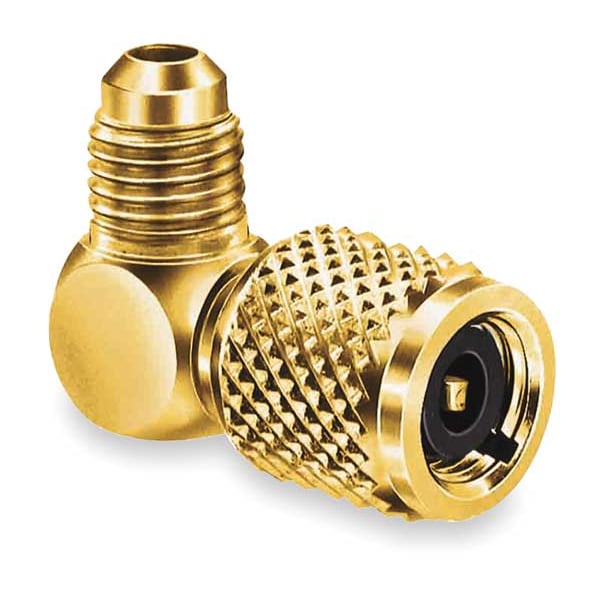 Jb Industries Quick Coupler, 1/4 In Mx5/16 In F, 90 Deg - QC-E5