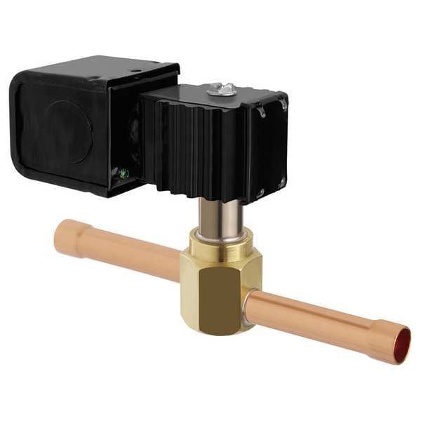 Parker Refrigeration Solenoid Valve, 650 psi, ODF - R22E52