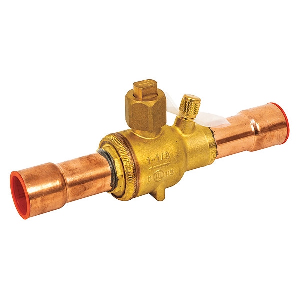 Ndl Refrigerant Ball Valve, 1 1/8 in, 700 psi - NBV09-S