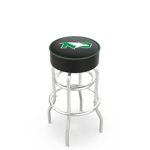Holland Bar Stool Co 30" North Dakota Cushion Seat, 2-Ring Chrome Swivel Bar Stool - L7C130NORDAK