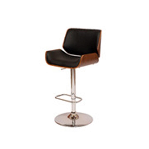 Armenartfurniture Armen Art Furniture London Swivel Barstool In Black Pu - LCLOSWBABLWA