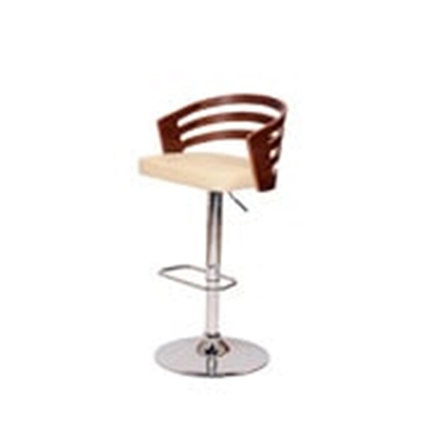 Powerplay Armen Art Furniture Adele Swivel Barstool In Cream Pu - PO169334