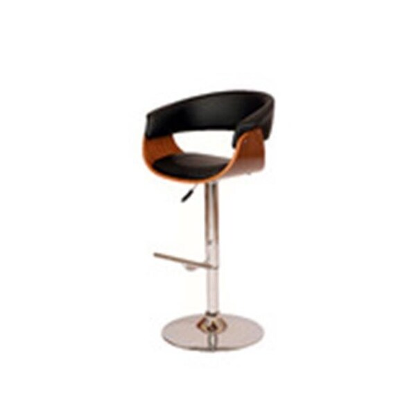 Armenartfurniture Armen Art Furniture LCPASWBABLWA Paris Swivel Barstool In Black PU - LCPASWBABLWA