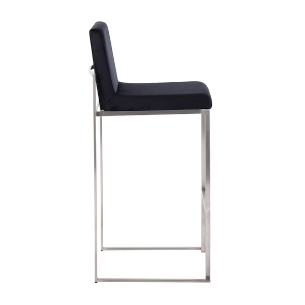 Lumisource Fuji High Back Barstool - Set of 2 PR - B30-FUJIHB SSVBK2